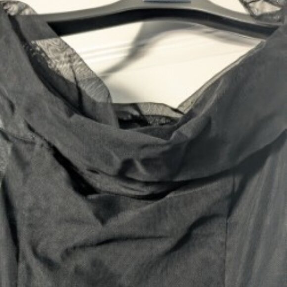 Vintage Chetta B floor length evening gown black - Picture 6 of 9